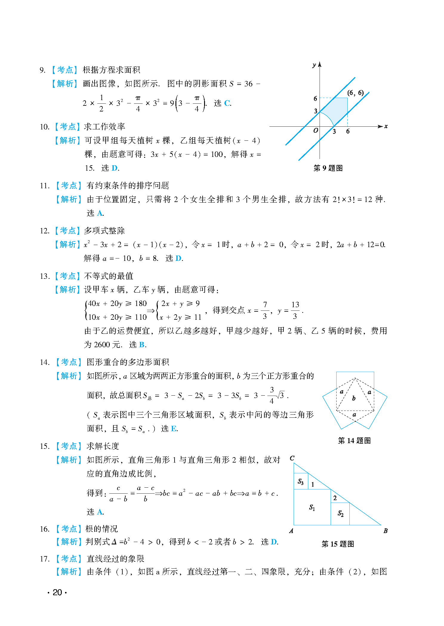 2012联考真题解析